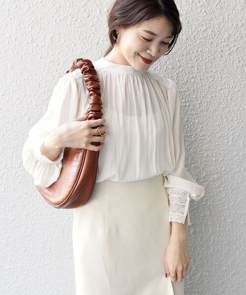 girlish ポピーブラウスⅡ ホワイト girlish ポピーブラウスⅡ ホワイト TOPS – GIRLISH