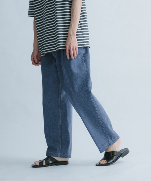 FORK&SPOON(フォークアンドスプーン)の「FORK&SPOON ペグトップデニムパンツ(デニムパンツ・メンズ・ワンウォッシュ/ブルー系その他・4/5)」の6枚目の写真