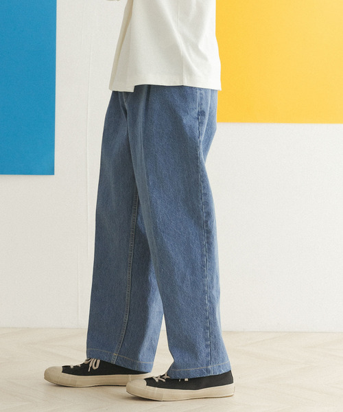 FORK&SPOON(フォークアンドスプーン)の「FORK&SPOON ペグトップデニムパンツ(デニムパンツ・メンズ・ワンウォッシュ/ブルー系その他・4/5)」の16枚目の写真
