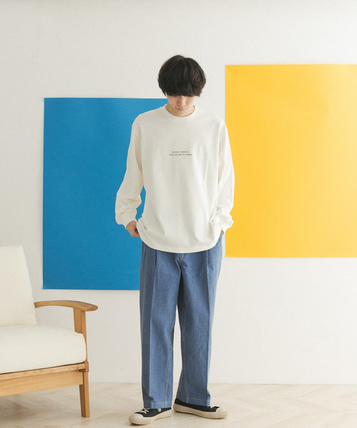 FORK&SPOON(フォークアンドスプーン)の「FORK&SPOON ペグトップデニムパンツ(デニムパンツ・メンズ・ワンウォッシュ/ブルー系その他・4/5)」の17枚目の写真