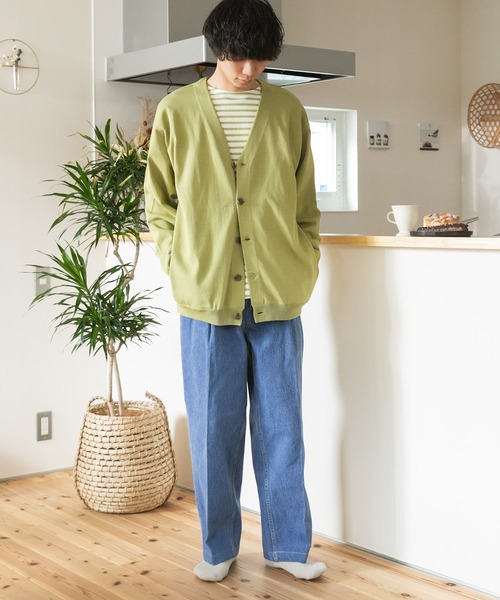 FORK&SPOON(フォークアンドスプーン)の「FORK&SPOON ペグトップデニムパンツ(デニムパンツ・メンズ・ワンウォッシュ/ブルー系その他・4/5)」の19枚目の写真