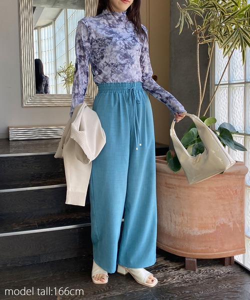 AS KNOW AS PINKY（アズノゥアズピンキー）の「染まるメロウメッシュプルオーバー（Tシャツ/カットソー・レディース・グレー/ブルー/ピンク・FREE）」の6枚目の写真