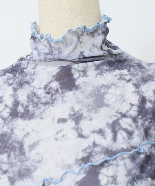 AS KNOW AS PINKY（アズノゥアズピンキー）の「染まるメロウメッシュプルオーバー（Tシャツ/カットソー・レディース・グレー/ブルー/ピンク・FREE）」の12枚目の写真