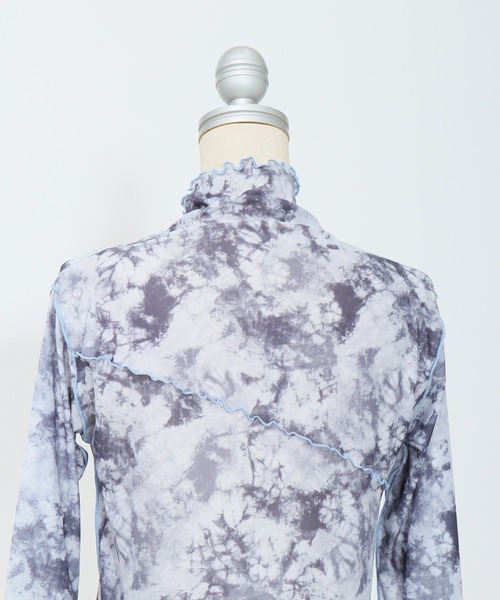 AS KNOW AS PINKY（アズノゥアズピンキー）の「染まるメロウメッシュプルオーバー（Tシャツ/カットソー・レディース・グレー/ブルー/ピンク・FREE）」の15枚目の写真