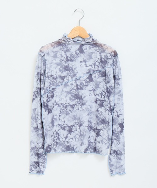 AS KNOW AS PINKY（アズノゥアズピンキー）の「染まるメロウメッシュプルオーバー（Tシャツ/カットソー・レディース・グレー/ブルー/ピンク・FREE）」の18枚目の写真