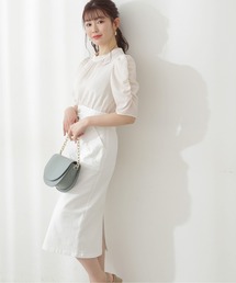 PROPORTION BODY DRESSING | 【美人百花5月号掲載 宇垣美里さん着用商品】フロント釦ハイウエストデニムタイト / 1212120403(スカート)