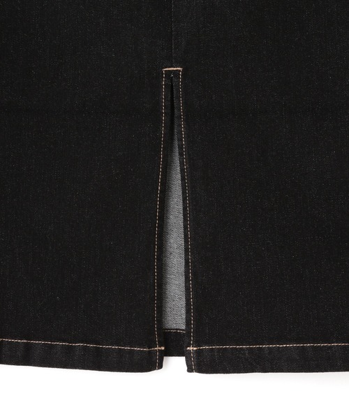 PROPORTION BODY DRESSING(プロポーションボディドレッシング)の「【美人百花5月号掲載 宇垣美里さん着用商品】フロント釦ハイウエストデニムタイト / 1212120403(スカート・レディース・ダークネイビー/ホワイト/ブラック・SMALL/MEDIUM)」の22枚目の写真