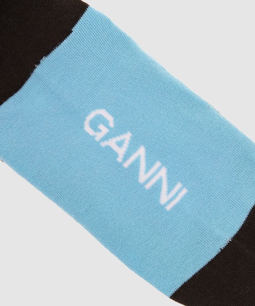 GANNI（ガニー）の「Cotton Blend（ソックス/靴下・レディース・グリーン系その他/バーガンディー/モーブ系・M/L/XS/S）」の4枚目の写真