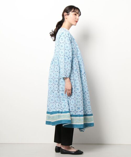 チャイハネ（チャイハネ）の「【チャイハネ】ブローアカシュクールカーディガン（カーディガン/ボレロ・レディース・ホワイト/パープル/イエロー/ブルー・FREE）」の5枚目の写真