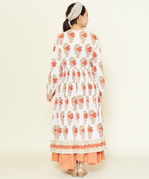 チャイハネ（チャイハネ）の「【チャイハネ】ブローアカシュクールカーディガン（カーディガン/ボレロ・レディース・ホワイト/パープル/イエロー/ブルー・FREE）」の11枚目の写真