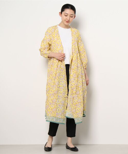 チャイハネ（チャイハネ）の「【チャイハネ】ブローアカシュクールカーディガン（カーディガン/ボレロ・レディース・ホワイト/パープル/イエロー/ブルー・FREE）」の16枚目の写真