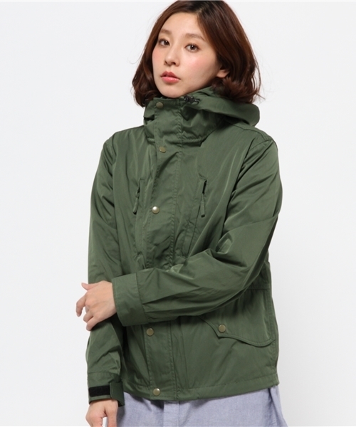 CIAOPANIC（チャオパニック）の「【Ciaopanic】メモリー二重織りマウンテンパーカー（マウンテンパーカー・レディース・ネイビー/ベージュ/グリーン/レッド・FREE）」の2枚目の写真