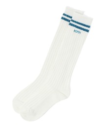 ラインリブハイソックス