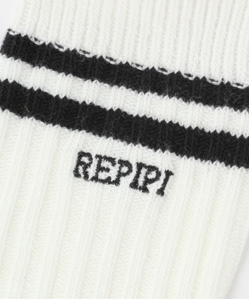 repipi armario(レピピ アルマリオ)の「ラインリブハイソックス(ソックス/靴下・キッズ・ホワイト/ブラック系その他/ブルー系その他・FREE)」の11枚目の写真