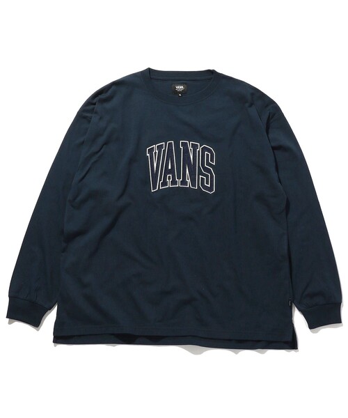 VANS（バンズ）の「VANS/バンズ 別注 ARCH LOGO ロングスリーブTEE（Tシャツ/カットソー・メンズ・ネイビー/グレー/グリーン・X-LARGE/LARGE/MEDIUM）」の3枚目の写真