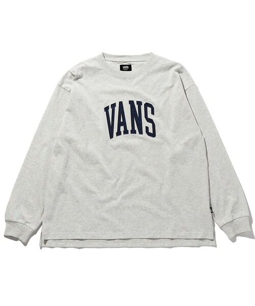 VANS（バンズ）の「VANS/バンズ 別注 ARCH LOGO ロングスリーブTEE（Tシャツ/カットソー・メンズ・ネイビー/グレー/グリーン・X-LARGE/LARGE/MEDIUM）」の2枚目の写真