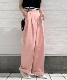 Q | センタープレスストレートパンツ(その他パンツ)