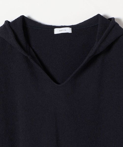 SHIPS any(シップス エニィ)の「SHIPS any:〈ウォッシャブル〉ブークレ フーディー プルオーバー◇(Tシャツ/カットソー・レディース・ブラック/ネイビー・ONE SIZE)」の18枚目の写真