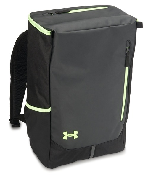 UNDER ARMOUR(アンダーアーマー)の「UAクール ターポリン バックパック3.0 27L(トレーニング/メンズ/レディース)(バックパック/リュック・レディース・ブラック×ライム/ブラック・ONESIZE)」の16枚目の写真