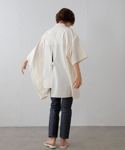 ear PAPILLONNER アシンメトリー　シャツ ear PAPILLONNER（イアパピヨネ）の「”SUM1 STYLE（スミ