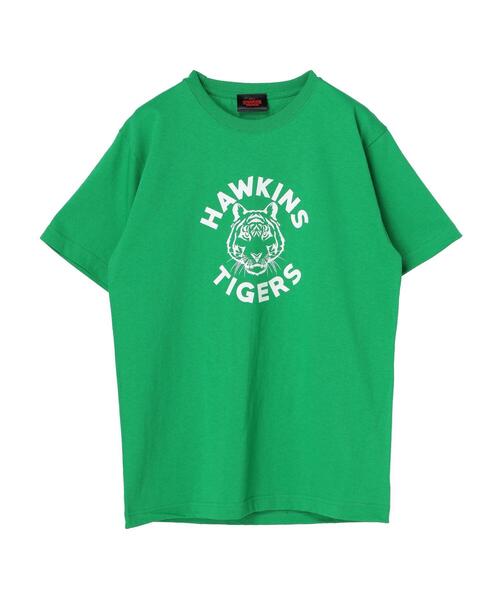 Green　Parks（グリーンパークス）の「■STRANGER THINGS HAWKINS T（Tシャツ/カットソー・レディース・グリーン・FREE）」の18枚目の写真