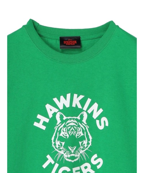 Green　Parks（グリーンパークス）の「■STRANGER THINGS HAWKINS T（Tシャツ/カットソー・レディース・グリーン・FREE）」の11枚目の写真