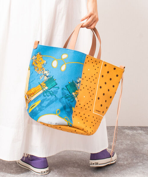 manipuri（マニプリ）の「【manipuri/ マニプリ】◇【WEB限定】 バケツトートM（トートバッグ・レディース・イエロー系その他3/ベージュ系その他3・FREE）」の2枚目の写真