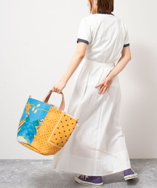 manipuri（マニプリ）の「【manipuri/ マニプリ】◇【WEB限定】 バケツトートM（トートバッグ・レディース・イエロー系その他3/ベージュ系その他3・FREE）」の11枚目の写真