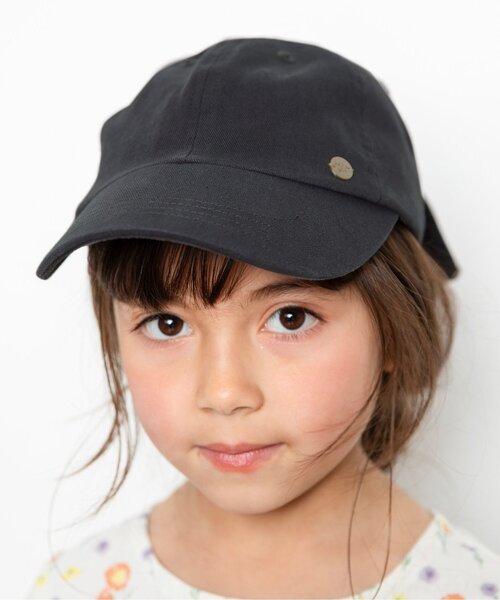 BREEZE（ブリーズ）の「バックリボンキャップ（キャップ・キッズ・インディゴブルー/チャコール/ラベンダー/ベージュ・50/58/54）」の2枚目の写真
