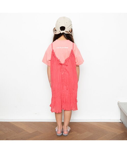 BREEZE（ブリーズ）の「バックリボンキャップ（キャップ・キッズ・インディゴブルー/チャコール/ラベンダー/ベージュ・50/58/54）」の6枚目の写真