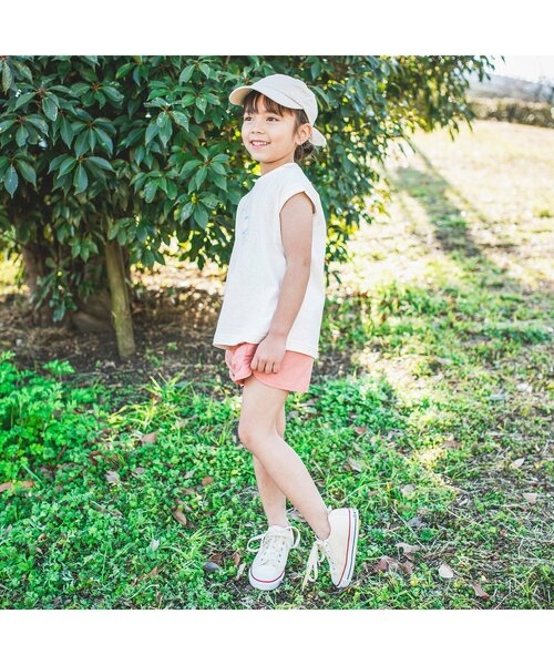 BREEZE（ブリーズ）の「バックリボンキャップ（キャップ・キッズ・インディゴブルー/チャコール/ラベンダー/ベージュ・50/58/54）」の7枚目の写真