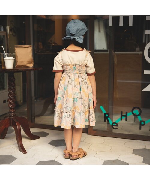 BREEZE（ブリーズ）の「バックリボンキャップ（キャップ・キッズ・インディゴブルー/チャコール/ラベンダー/ベージュ・50/58/54）」の13枚目の写真