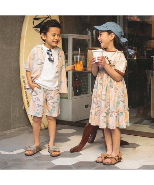 BREEZE（ブリーズ）の「バックリボンキャップ（キャップ・キッズ・インディゴブルー/チャコール/ラベンダー/ベージュ・50/58/54）」の14枚目の写真