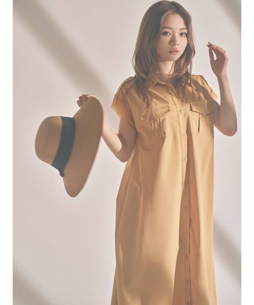 RESEXXY（リゼクシー）の「【m】チュールロングワンピース（ワンピース・レディース・ブラック/ベージュ/イエロー・FREE）」の8枚目の写真