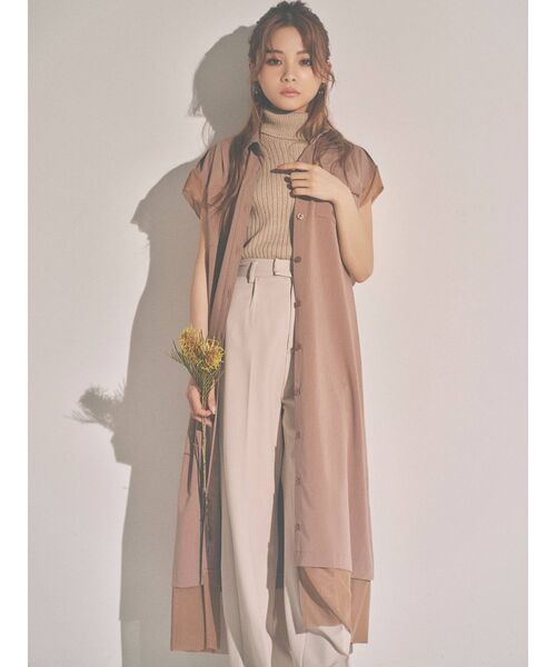 RESEXXY（リゼクシー）の「【m】チュールロングワンピース（ワンピース・レディース・ブラック/ベージュ/イエロー・FREE）」の9枚目の写真