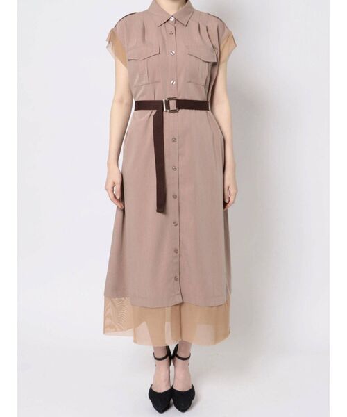 RESEXXY（リゼクシー）の「【m】チュールロングワンピース（ワンピース・レディース・ブラック/ベージュ/イエロー・FREE）」の11枚目の写真