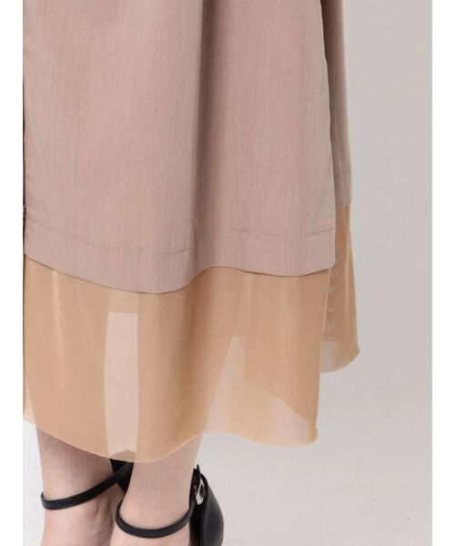 RESEXXY（リゼクシー）の「【m】チュールロングワンピース（ワンピース・レディース・ブラック/ベージュ/イエロー・FREE）」の16枚目の写真