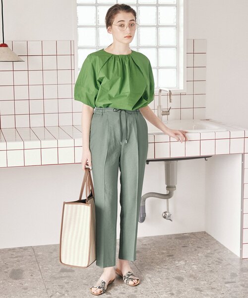 THE SHOP TK （ザ ショップ ティーケー ）の「◆ビッグリゾートトート（トートバッグ・レディース・ライトベージュ/ホワイト系8/ワイン系2・00）」の20枚目の写真