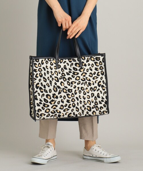 THE SHOP TK （ザ ショップ ティーケー ）の「◆ビッグリゾートトート（トートバッグ・レディース・ライトベージュ/ホワイト系8/ワイン系2・00）」の13枚目の写真