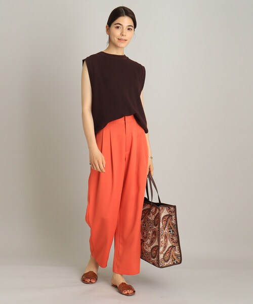 THE SHOP TK （ザ ショップ ティーケー ）の「◆ビッグリゾートトート（トートバッグ・レディース・ライトベージュ/ホワイト系8/ワイン系2・00）」の17枚目の写真