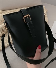 DAY CLOSET | レディース 2WAYバケツシルエットミニバッグ+ショルダーベルト 2点セット(ショルダーバッグ)