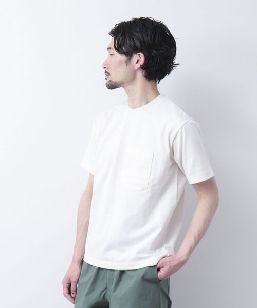 NANGA(ナンガ)の「【NANGA/ナンガ】別注ロゴプリントTシャツ バックプリント(Tシャツ/カットソー・メンズ・ホワイト/キャメル/ネイビー・M/L)」の7枚目の写真