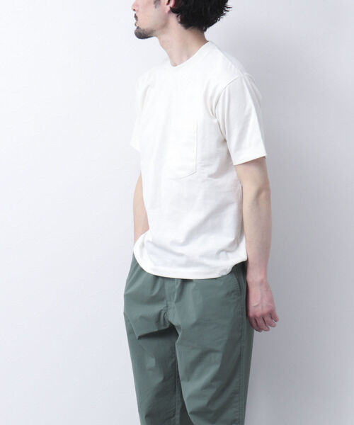 NANGA(ナンガ)の「【NANGA/ナンガ】別注ロゴプリントTシャツ バックプリント(Tシャツ/カットソー・メンズ・ホワイト/キャメル/ネイビー・M/L)」の8枚目の写真