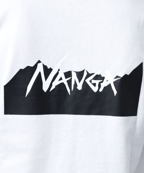 NANGA(ナンガ)の「【NANGA/ナンガ】別注ロゴプリントTシャツ バックプリント(Tシャツ/カットソー・メンズ・ホワイト/キャメル/ネイビー・M/L)」の10枚目の写真