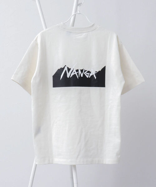 NANGA(ナンガ)の「【NANGA/ナンガ】別注ロゴプリントTシャツ バックプリント(Tシャツ/カットソー・メンズ・ホワイト/キャメル/ネイビー・M/L)」の12枚目の写真
