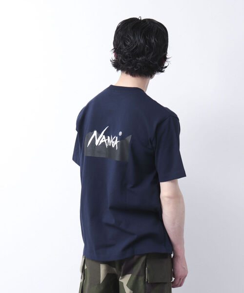 NANGA(ナンガ)の「【NANGA/ナンガ】別注ロゴプリントTシャツ バックプリント(Tシャツ/カットソー・メンズ・ホワイト/キャメル/ネイビー・M/L)」の13枚目の写真