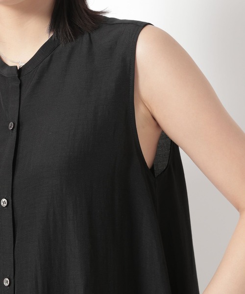 Chaos（カオス）の「Chaos(カオス)/ブリージアノースリーブワンピース（ワンピース・レディース・キャメル/ブラック・FREE）」の5枚目の写真