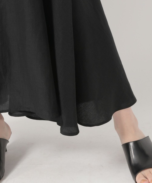 Chaos（カオス）の「Chaos(カオス)/ブリージアノースリーブワンピース（ワンピース・レディース・キャメル/ブラック・FREE）」の7枚目の写真