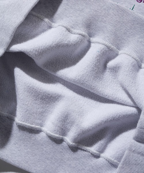 XLARGE(エクストララージ)の「XLARGE RECORDS LOGO CREWNECK SWEAT(スウェット・メンズ・アッシュ/ネイビー/ブラック/グリーン・M/S/L/XL)」の11枚目の写真