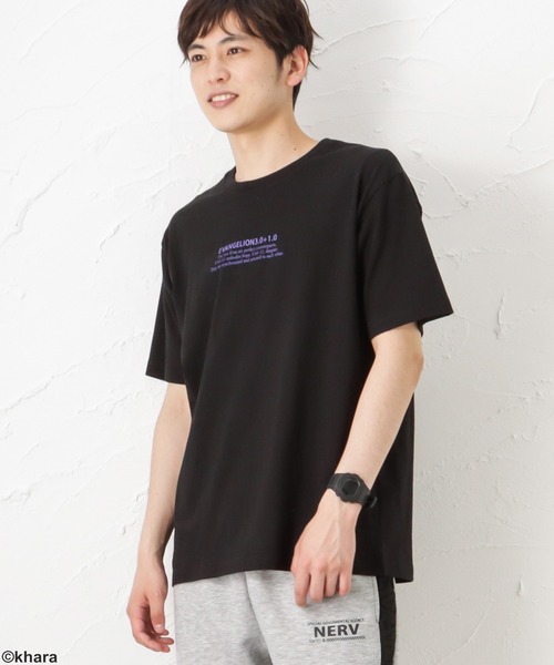 Mac-House(マックハウス)の「EVANGELION エヴァンゲリオン 半袖Tシャツ(Tシャツ/カットソー・メンズ・ホワイト/ブラック/ピンク/ブルー・M/L/XL)」の22枚目の写真